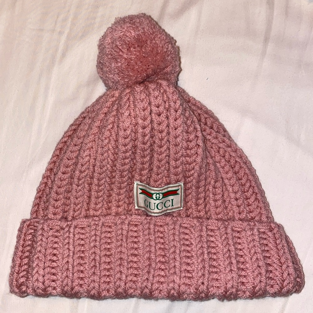 Pink Pompom Gucci Hat